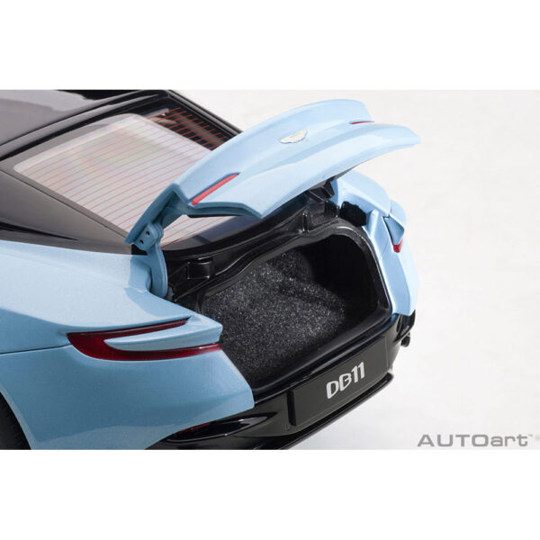 autoart - 1:18 aston martin db11 (q frosted glass blue)