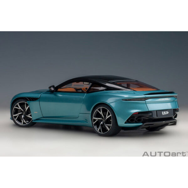 autoart - 1:18 aston martin dbs superleggera (caribbean pearl blue)