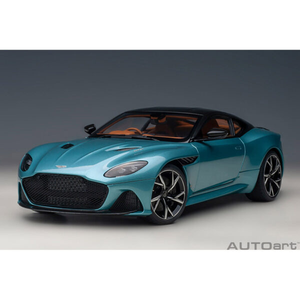 autoart - 1:18 aston martin dbs superleggera (caribbean pearl blue)