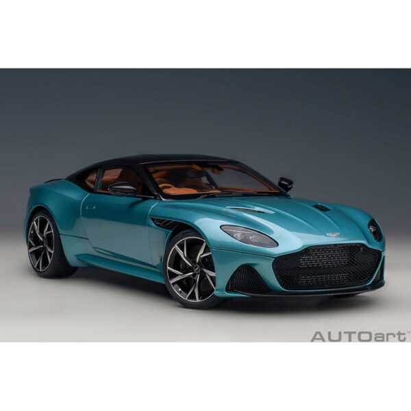 autoart - 1:18 aston martin dbs superleggera (caribbean pearl blue)