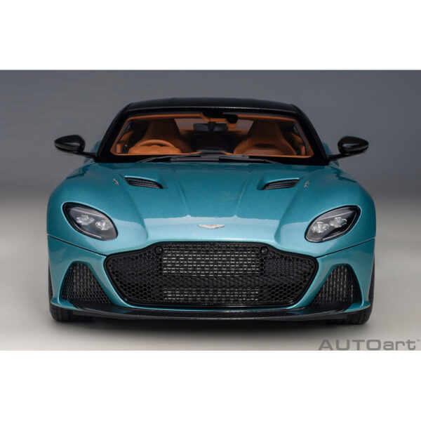 autoart - 1:18 aston martin dbs superleggera (caribbean pearl blue)