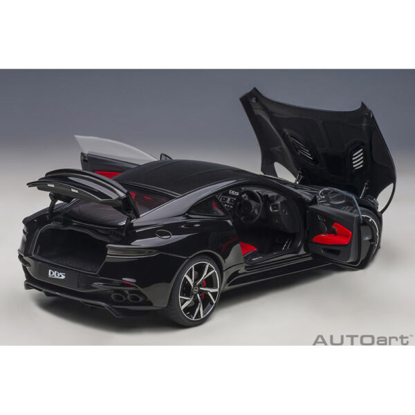 autoart - 1:18 aston martin dbs superleggera (jet black)