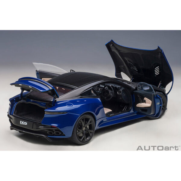 autoart - 1:18 aston martin dbs superleggera (zaffre blue)