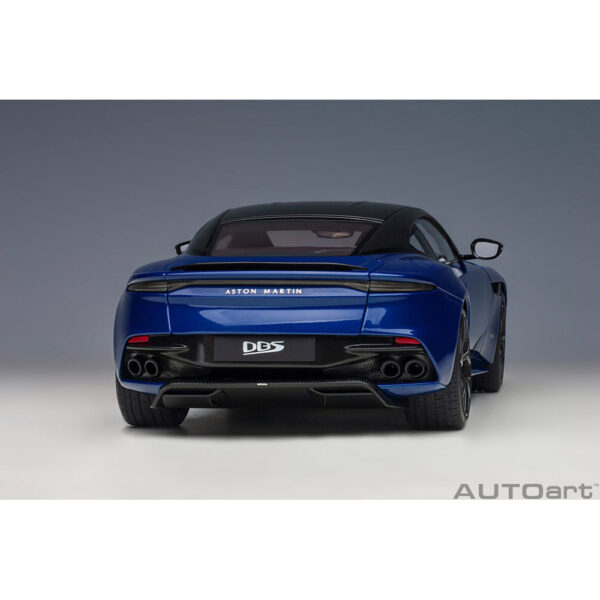 autoart - 1:18 aston martin dbs superleggera (zaffre blue)