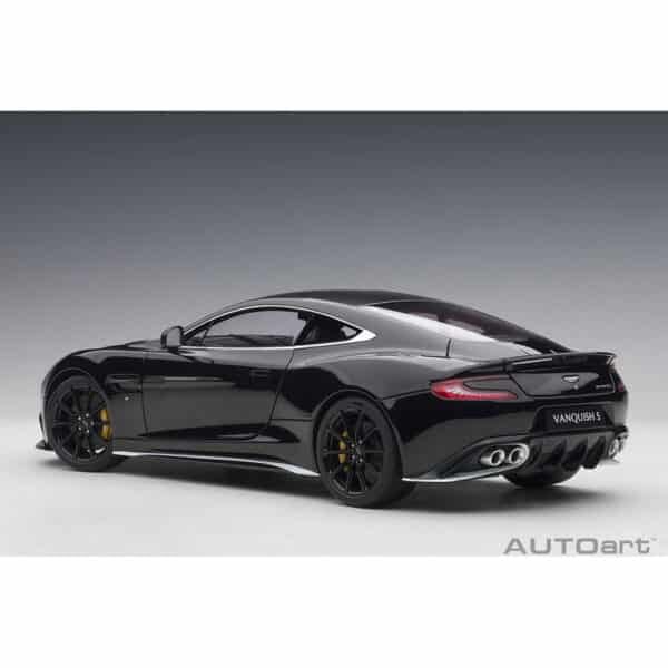 autoart - 1:18 aston martin vanquish s 2017 (onyx black)