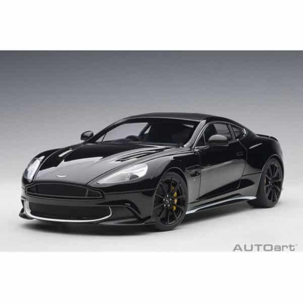 autoart - 1:18 aston martin vanquish s 2017 (onyx black)