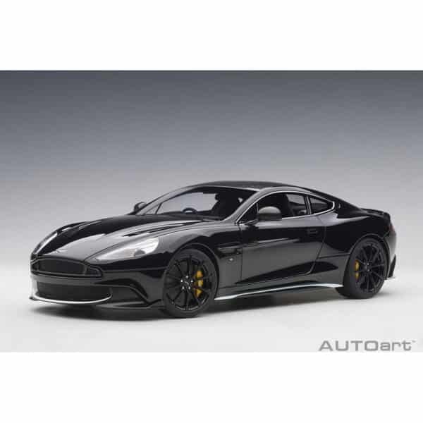 autoart - 1:18 aston martin vanquish s 2017 (onyx black)