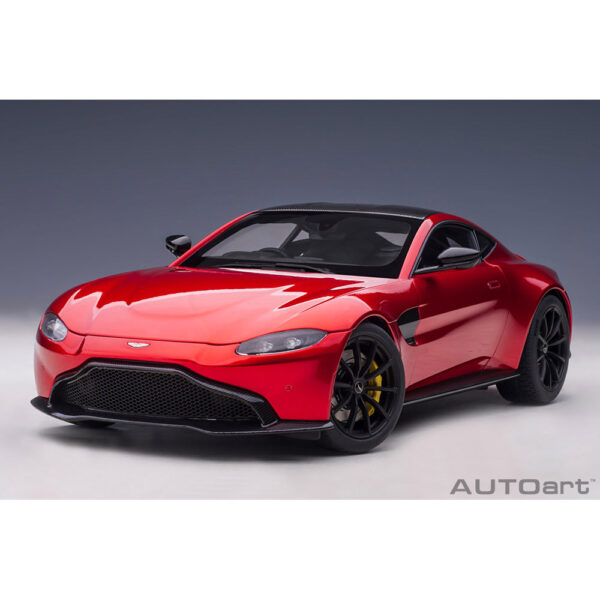 autoart - 1:18 aston martin vantage 2019 (hyper red)