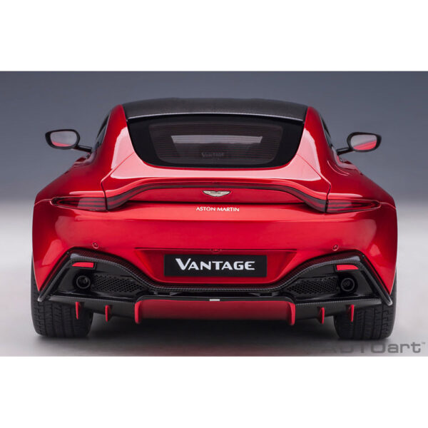 autoart - 1:18 aston martin vantage 2019 (hyper red)