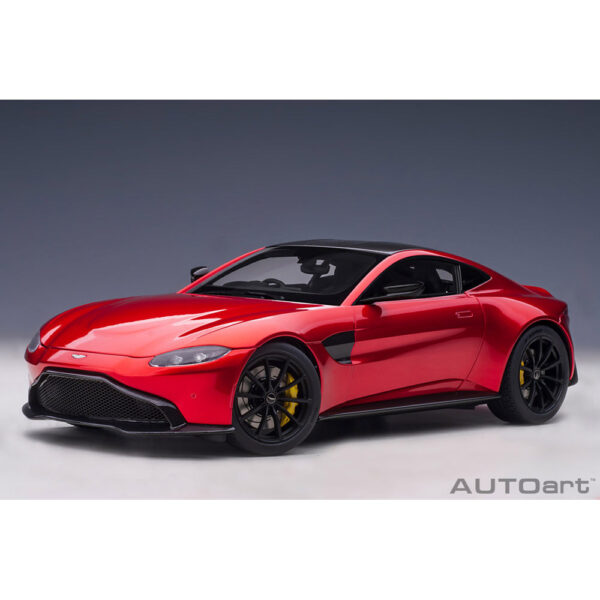 autoart - 1:18 aston martin vantage 2019 (hyper red)