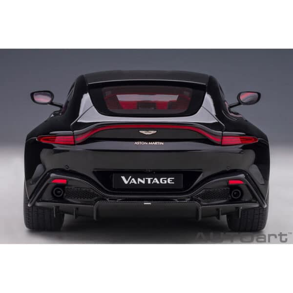 autoart - 1:18 aston martin vantage 2019 (jet black)