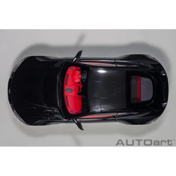 autoart - 1:18 aston martin vantage 2019 (jet black)