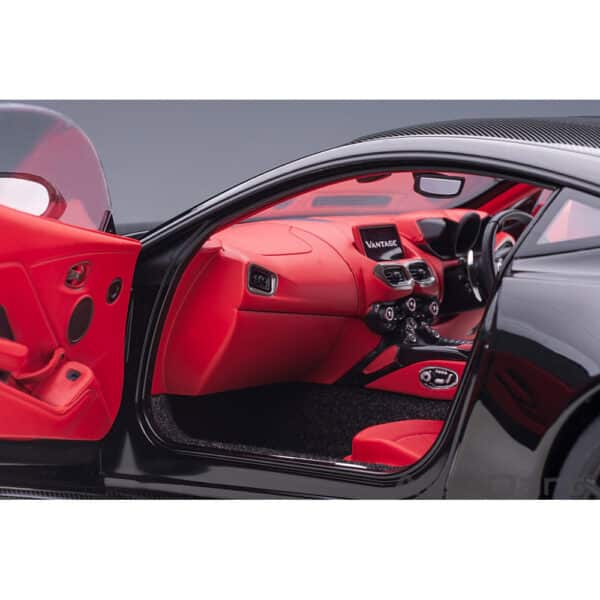 autoart - 1:18 aston martin vantage 2019 (jet black)