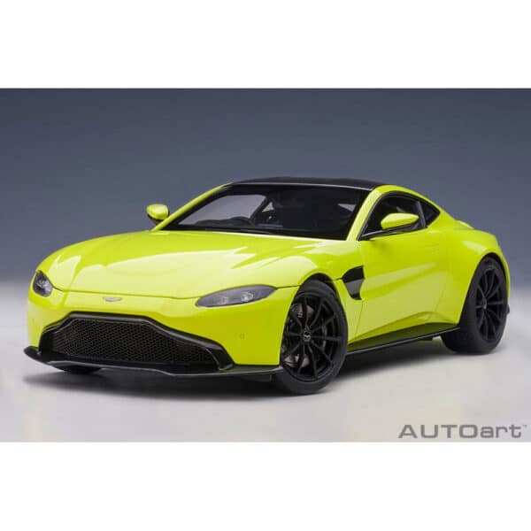 autoart - 1:18 aston martin vantage 2019 (lime essence)