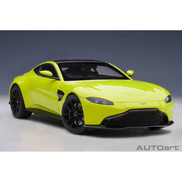 autoart - 1:18 aston martin vantage 2019 (lime essence)