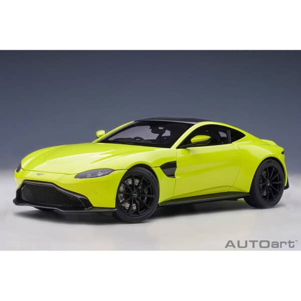 autoart - 1:18 aston martin vantage 2019 (lime essence)