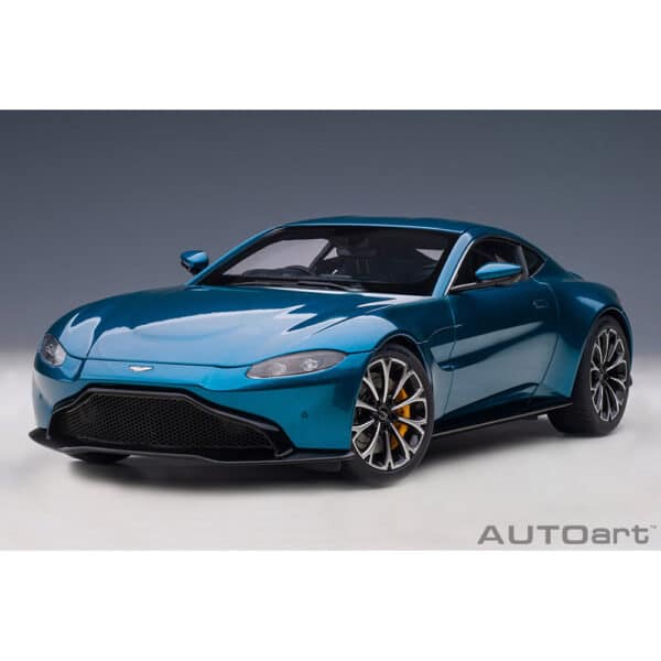 autoart - 1:18 aston martin vantage 2019 (ming blue)