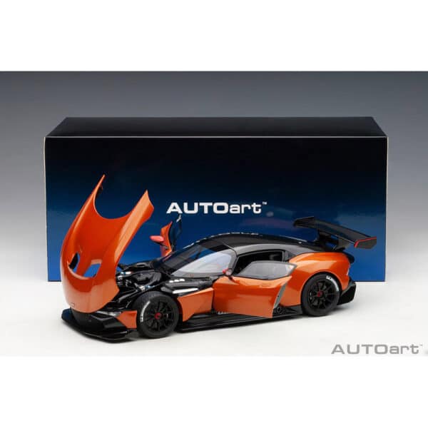 autoart - 1:18 aston martin vulcan?(madagascar orange)