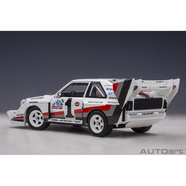 autoart - 1:18 audi sport quattro s1 pikes peak 1987 #1