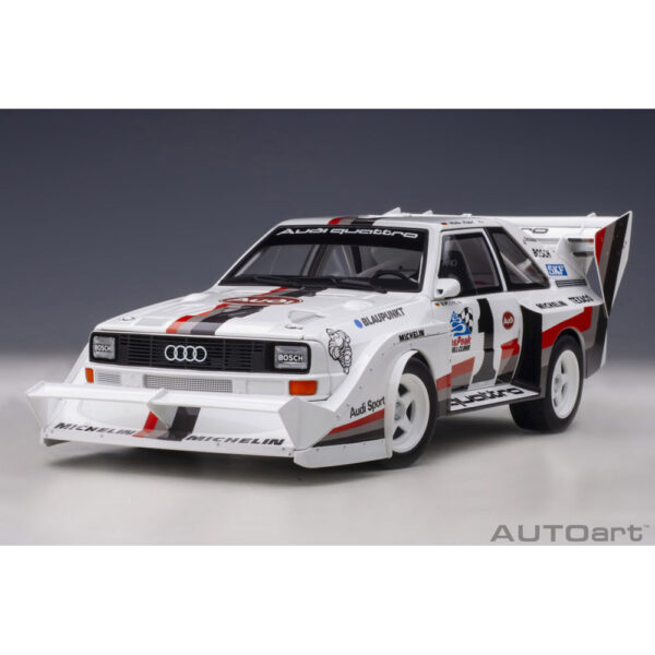 autoart - 1:18 audi sport quattro s1 pikes peak 1987 #1