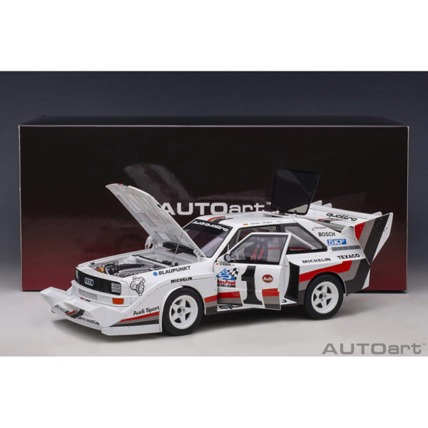 autoart - 1:18 audi sport quattro s1 pikes peak 1987 #1