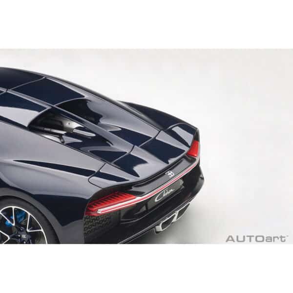 autoart - 1:18 bugatti chiron (french racing blue/atlantic blue)
