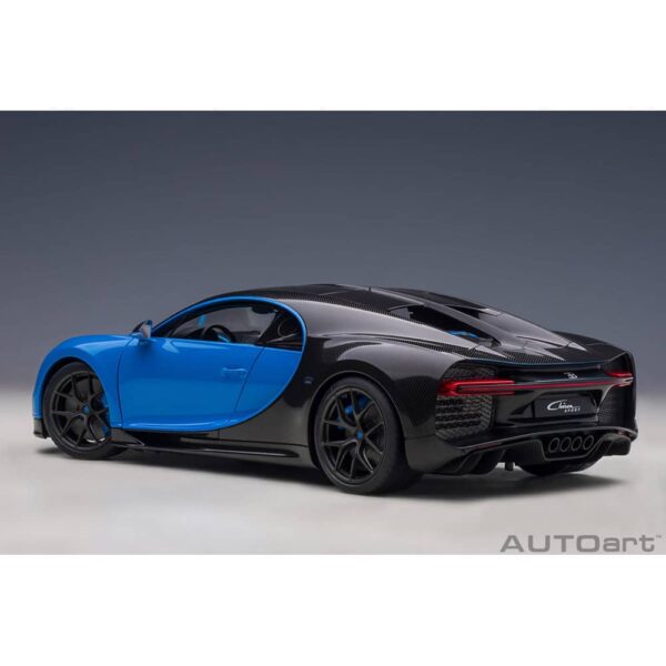 AUTOart - 1:18 Bugatti Chiron Sport (French Racing Blue/Carbon) 22 autoart - 1:18 bugatti chiron sport (french racing blue/carbon)