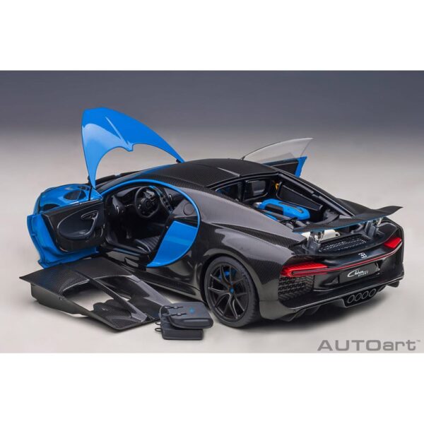 AUTOart - 1:18 Bugatti Chiron Sport (French Racing Blue/Carbon) 36 autoart - 1:18 bugatti chiron sport (french racing blue/carbon)