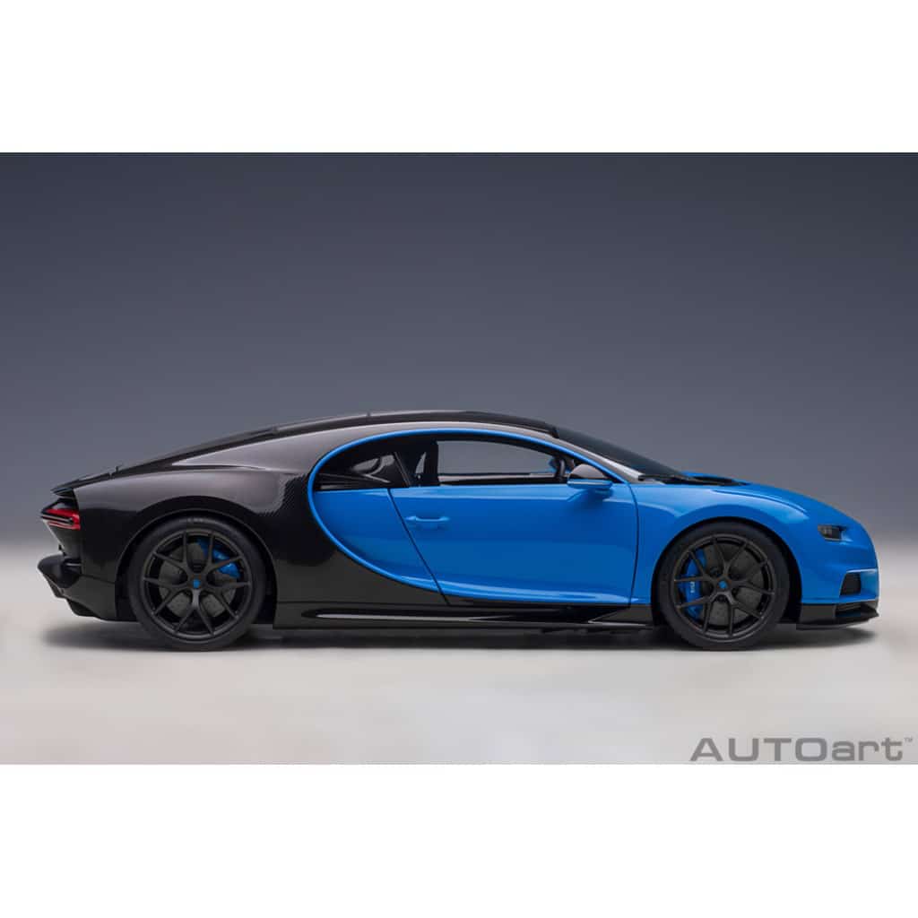 AUTOart 70997 BUGATTI CHIRON SPORT 2019 1/18 FRENCH RACING BLUE/CARBON