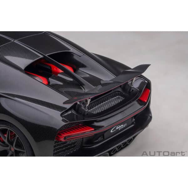 autoart - 1:18 bugatti chiron sport (italian red/carbon)
