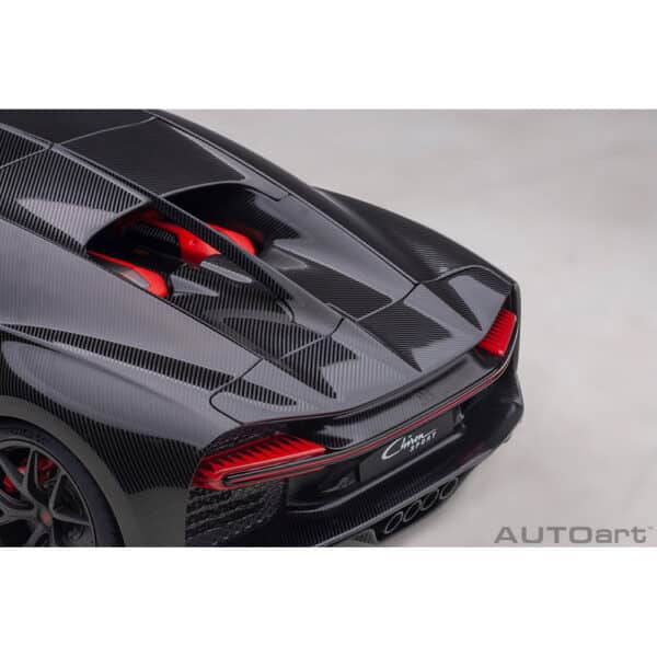 autoart - 1:18 bugatti chiron sport (italian red/carbon)
