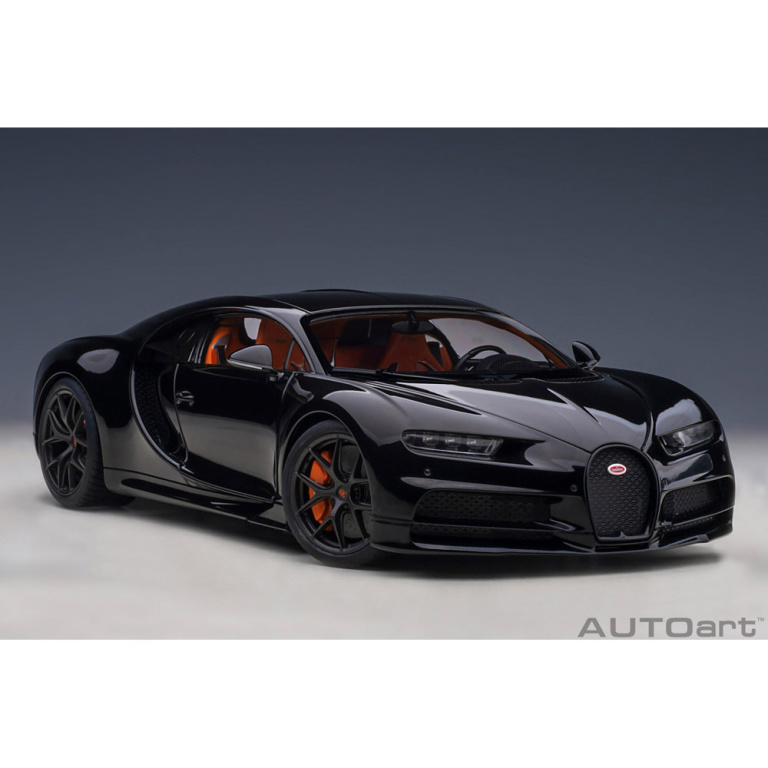 autoart - 1:18 bugatti chiron sport (nocturne black)