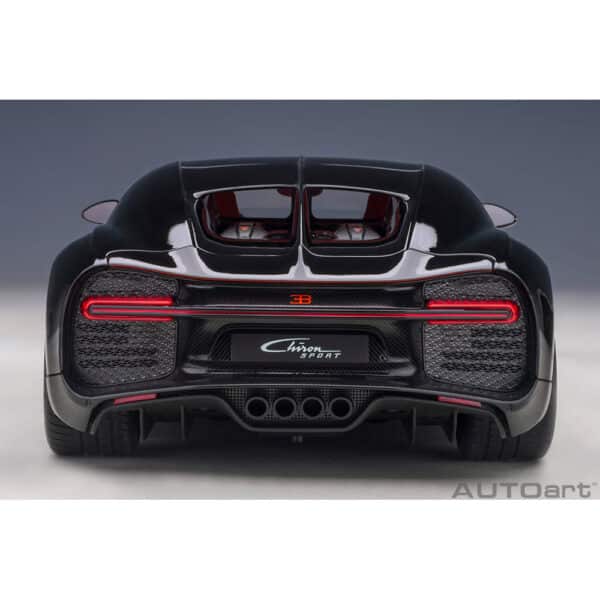 autoart - 1:18 bugatti chiron sport (nocturne black)