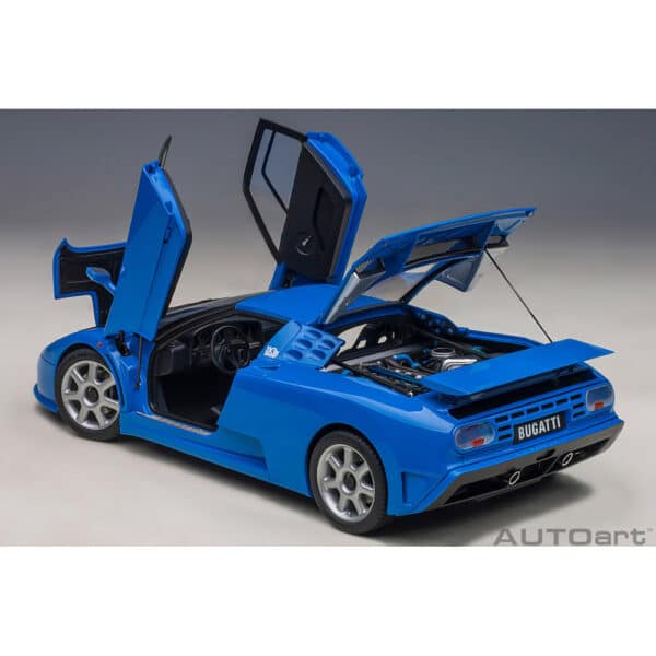 autoart - 1:18 bugatti eb110 ss (french racing blue)