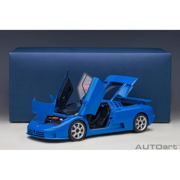autoart - 1:18 bugatti eb110 ss (french racing blue)