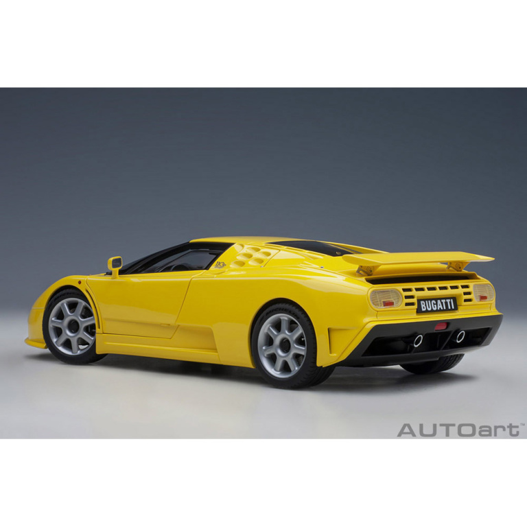 autoart - 1:18 bugatti eb110 ss (giallo bugatti)