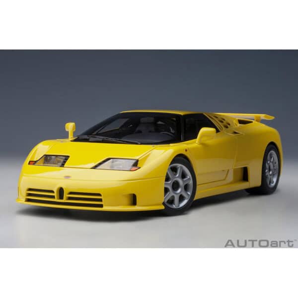 autoart - 1:18 bugatti eb110 ss (giallo bugatti)