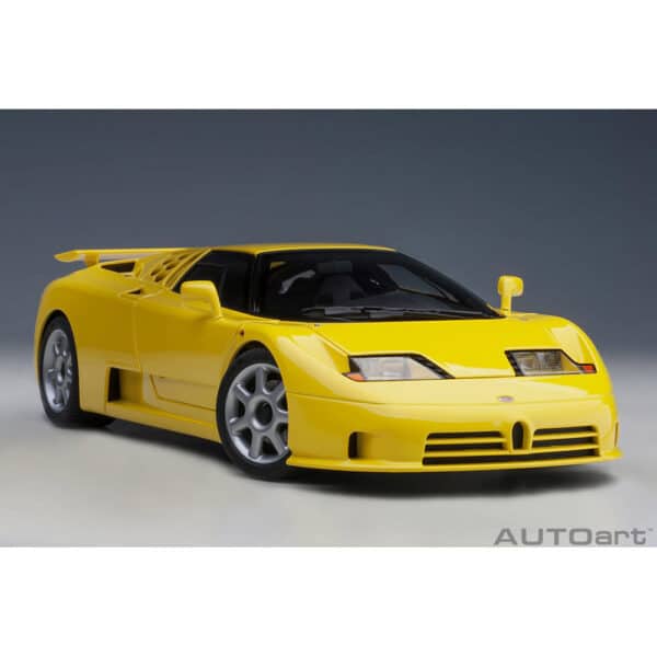 autoart - 1:18 bugatti eb110 ss (giallo bugatti)
