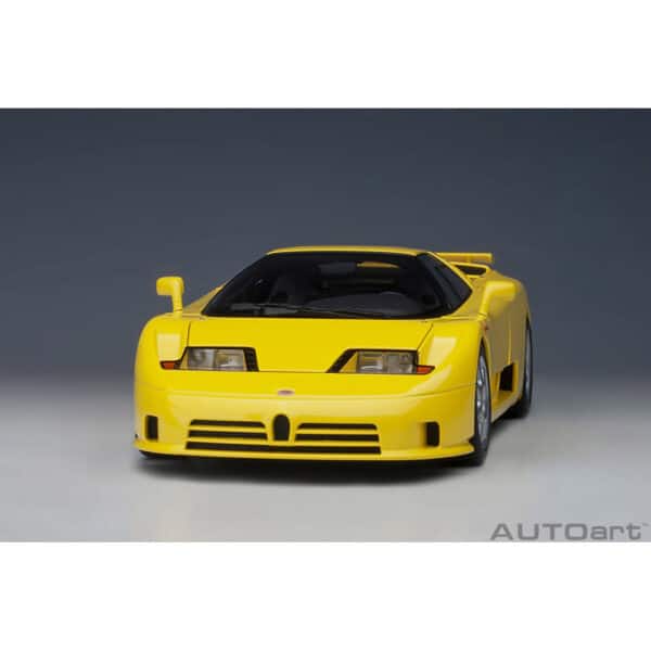 autoart - 1:18 bugatti eb110 ss (giallo bugatti)