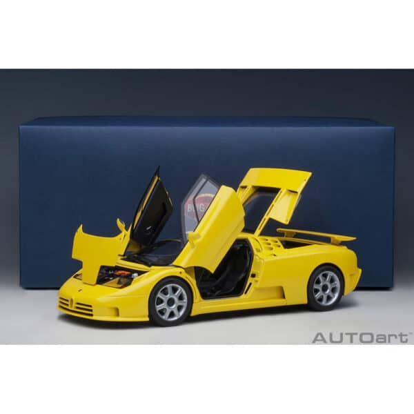 autoart - 1:18 bugatti eb110 ss (giallo bugatti)