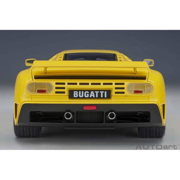 autoart - 1:18 bugatti eb110 ss (giallo bugatti)