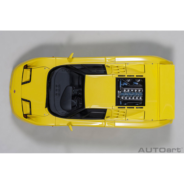 autoart - 1:18 bugatti eb110 ss (giallo bugatti)