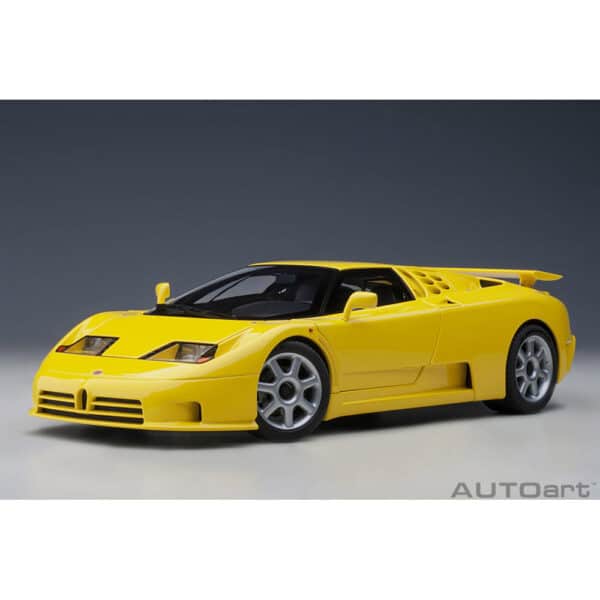 autoart - 1:18 bugatti eb110 ss (giallo bugatti)
