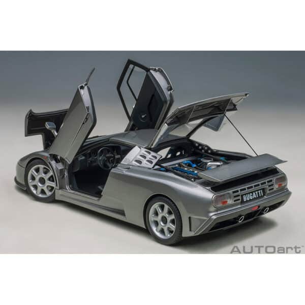 autoart - 1:18 bugatti eb110 ss (grigio metallizzato)