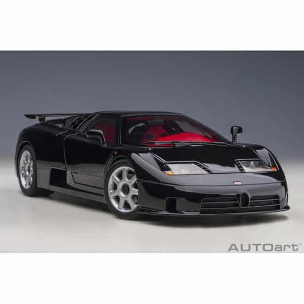 autoart - 1:18 bugatti eb110 ss (nero vernice)