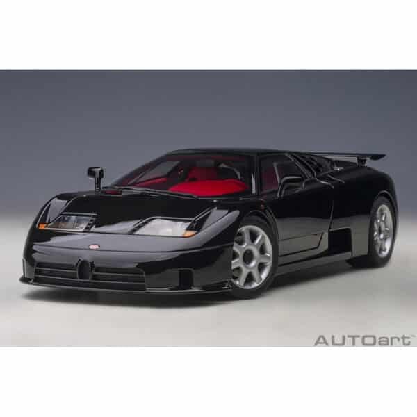 autoart - 1:18 bugatti eb110 ss (nero vernice)