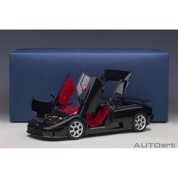 autoart - 1:18 bugatti eb110 ss (nero vernice)