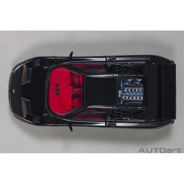 autoart - 1:18 bugatti eb110 ss (nero vernice)