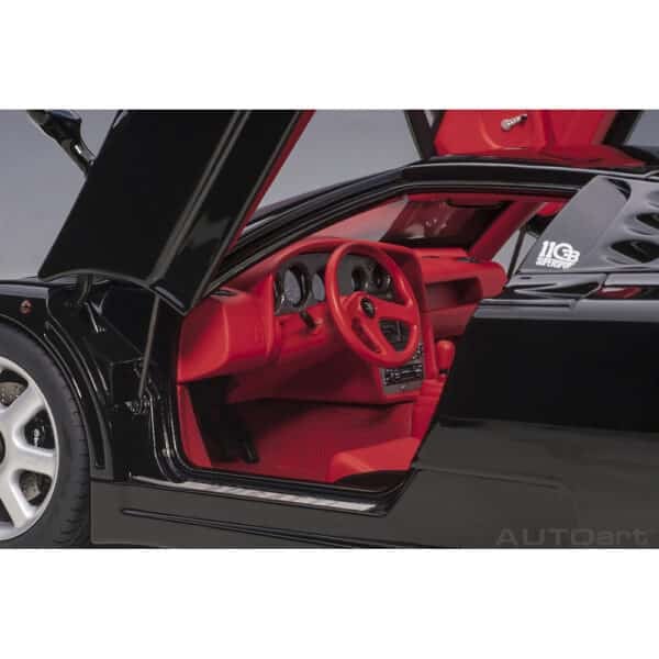 autoart - 1:18 bugatti eb110 ss (nero vernice)