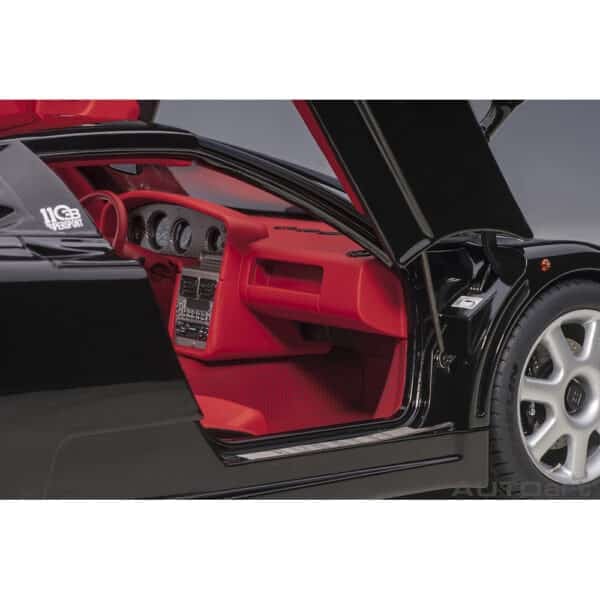 autoart - 1:18 bugatti eb110 ss (nero vernice)